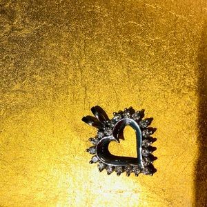 White gold 3 carat diamond pendant from Lee Michaels fine jewelry.